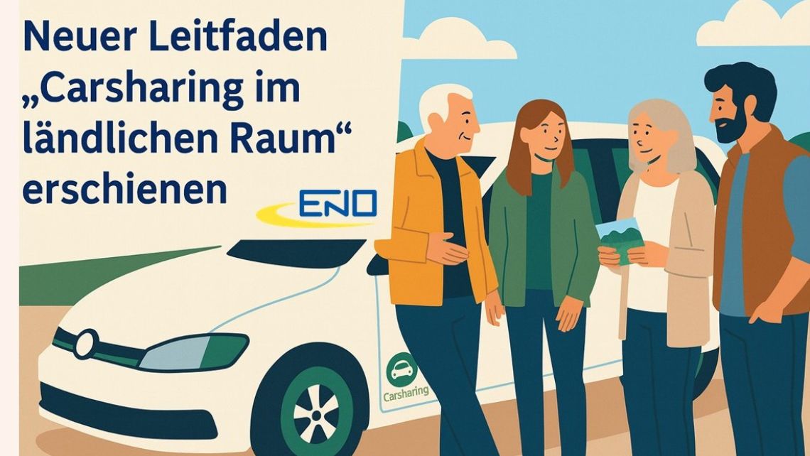 Neuer Leitfaden „Carsharing im ländlichen Raum“ erschienen – Einladung zur digitalen Inforunde  
